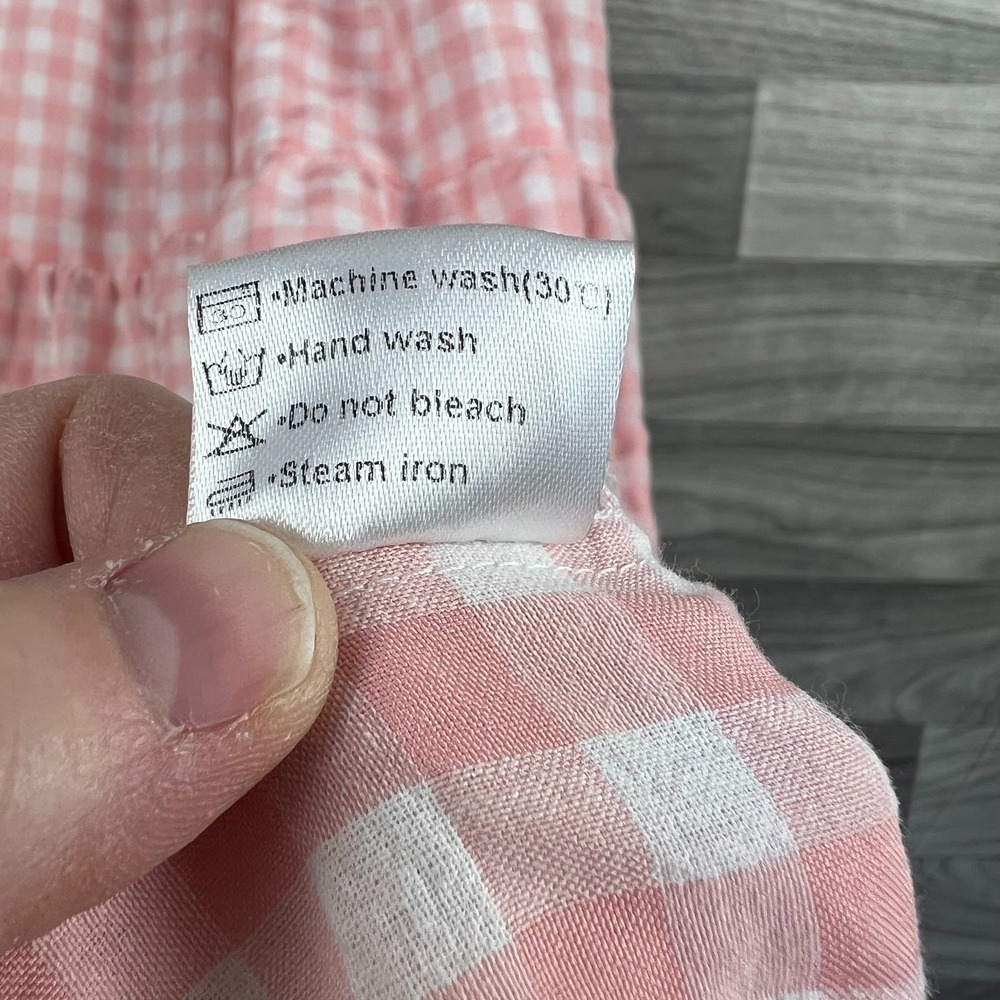 Pink Gingham Midi Dress - Picture 5 of 12